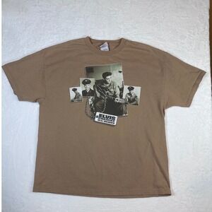 Vintage Elvis Presley GI Blues T Shirt 2XL Murina Tan Made in USA Graphic Tee